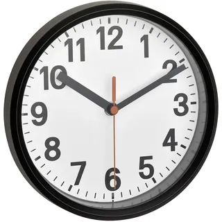 TFA Funk - Wanduhr 60.3538.01 schwarz
