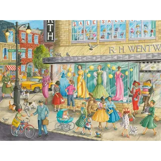 Ravensburger Sidewalk Fashion 1500 Teile Puzzle für Erwachsene und Kinder ab 12 Jahren