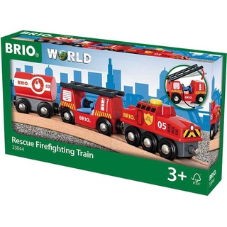 BRIO Feuerwehr-Löschzug - Junge/Mädchen - Schwarz - Rot - CE - FSC (33844)