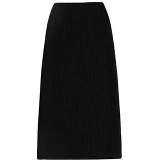 Strickrock Für Damen - Damen Pulloverrock Bleistift Midi Strickrock Hohe Taille Röcke Damen Winter Lange Warme Strickröcke Geteilte Hosen - M