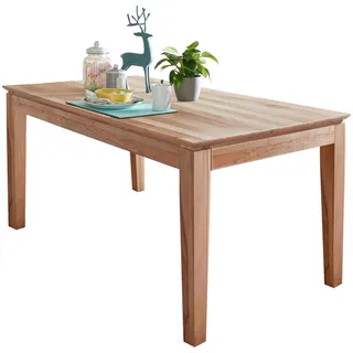 Woodroom Esstisch Paarl 180x90 cm ausziehbar auf 240 cm Massivholz Kernbuche geölt Ausziehtisch mit Butterfly-Auszug großer Esszimmertisch für 6–10 Personen stabil und zeitlos