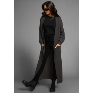 LAURA SCOTT Longstrickjacke grau 48/50