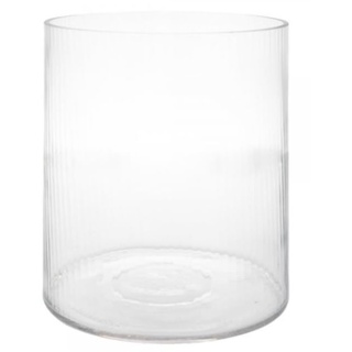 RAMSJÖ XL Striped Glass vase/Lantern