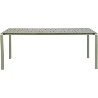 ZUIVER Vondel Gartentisch 214 x 97 x 75 cm Grün