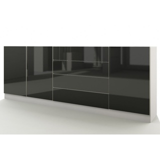 borchardt Möbel Sideboard Vaasa, Breite 190 cm schwarz|weiß