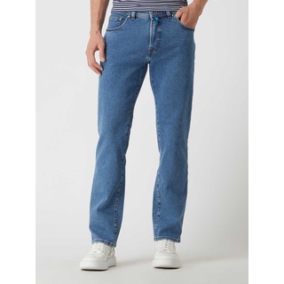 Straight Fit Jeans mit Bio-Baumwolle Modell 'Dijon', Jeansblau, 32/30