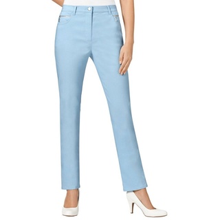 Stehmann Jerseyhose Stretch-Hose Innenbeinlänge ca. 77 cm blau 38