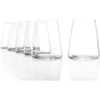 STÖLZLE LAUSITZ Serie POWER Weißweinbecher Wasserglas 6 Stück Inhalt 380 ml
