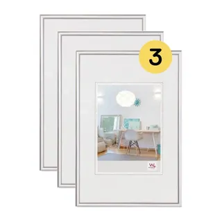 walther design KV030S New Lifestyle silber 20x30 cm 4er Set