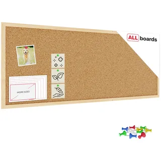 ALLboards Pinnwand 100 x 40 cm Braun