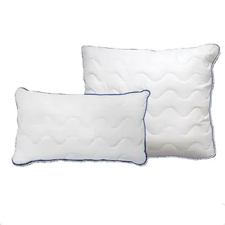 Waidmeister Topcool Kopfkissen 40x80 und 80x80 cm, Qualitäts-Stepp-Kissen, atmungsaktives Allergiker Kissen, Winter- und Sommer-Kissen, Made in Germany (1, 40x80cm)