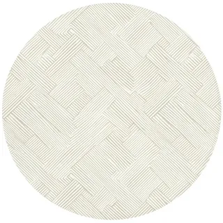 OnlyWow Badematte Textur - Abstrakt - Beige, Höhe 10 mm, Polyester, Rund, Badezimmerteppich, Badteppich, Rutschfest, Badvorleger, Waschbar beige Rund | 70 cm x 70 cm x 10 mm