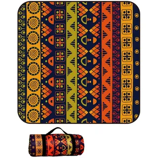 XXL Picknickdecke 300x300, Große Picknickdecke Wasserdicht, 3 Schichten Verdickt Groß Piknikdecken Isoliert mit Wasserdichter Rückseite, Picknickdecke Alubeschichtet für Camping, Picknick, Wandern
