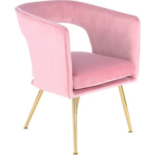 Stuhl KAYOOM "Jolene 125" Stühle Gr. B/H/T: 59 cm x 63 cm x 79 cm, rosa 4-Fuß-Stuhl Polsterstuhl Esszimmerstuhl Esszimmerstühle Stühle (1 Stück)