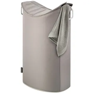 blomus Wäschebox Wäschesammler FRISCO, Wäschekorb, im chicen Design, Höhe ca. 67 cm (1 St), praktischer Aufbewahrungshelfer, Fassungsvermögen ca. 65 Liter grau