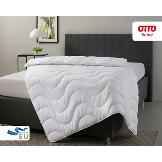 Microfaserbettdecke OTTO HOME "Mailo Bettdecke 135x200 cm, 155x220 cm", weiß, B:135cm L:200cm, Obermaterial: 100% Polyester. Füllung: 100% Polyester, Bettdecken, Microfaserbettdecke, Sommer, Winter, Decke, kuschelweicher Microfaser-Feinbatist Bezug