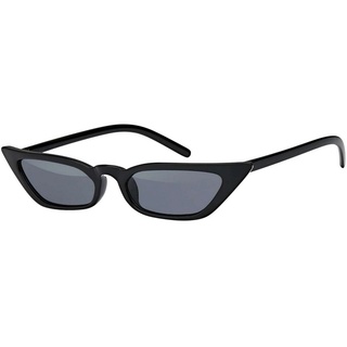 BEZLIT Eyewear Retrosonnenbrille Cat Eye Designer Damen Sonnenbrille (1-St) mit schwarz und braunen Linsen schwarz