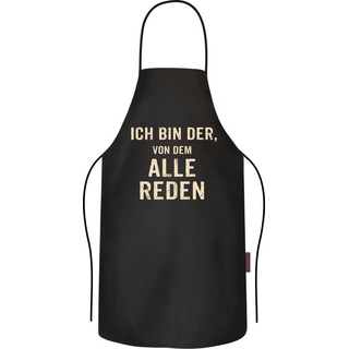 RAHMENLOS® Grillschürze Partyschürze für Männer: Ich bin der, von dem alle reden schwarz