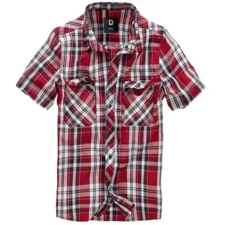 Brandit Textil Roadstar Kurzarmhemd Red M