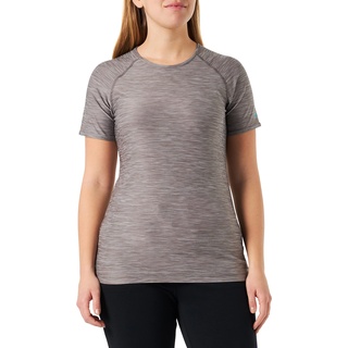 CMP - Stretch-T-Shirt aus Melange-Jersey für Damen, Graue Mel.-Keramik, D40