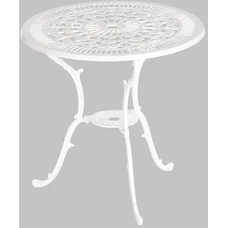 Merxx Lugano Gartentisch Ø 70 x 68 cm Weiß