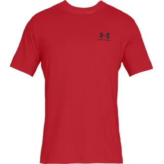 Under Armour Sportstyle Left Chest Trainingsshirt Herren red L