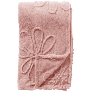 Dutch Decor Kuscheldecke 'Blenda' 150 x 200 cm Rose Tan - Rosa