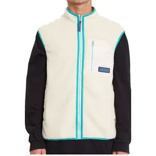 Volcom Weste Muzzer Fuzzar Vest weiß - S - S
