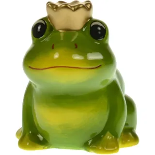 Die Frosch Spardose aus Keramik - Grün