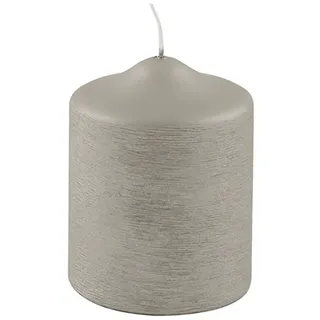 Kerze CANDLE (DH 8x10 cm) - grau - DH 8x10 cm