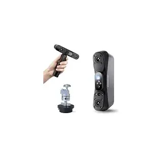 Revopoint POP 4 3D-Scanner, KI-Segmentierung, 0,03 mm Genauigkeit, Premium | Blauer Laser, bis zu 105 fps, 3DGS-Modellierung, 5 Scanmodi, verwacklungsfreies Tracking, Vollfarbscans