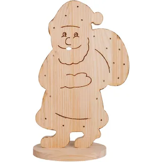 NÄVE Dekoobjekt Santa klein 49 cm beige
