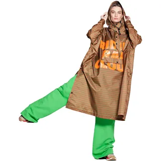 RAINKISS Regenponcho Unisex Breton Green