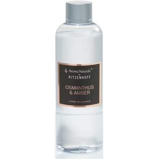 RITZENHOFF Aroma Naturals Selection Refill / Nachfüllflasche für Diffuser, 200 ml, Osmanthus & Amber,