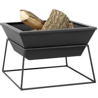 Gardener Feuerschale 115 in schwarz - 50 cm x 50 cm x 30 cm