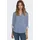 Hemdbluse SHIRT L/S Viskose blau 42
