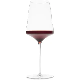Josephinenhütte® JOSEPHINE N°2 Weinglas [DAS GLAS FÜR GENIESSER] - handgefertigt & mundgeblasen - 1er Set für mittelschweren Weiß-, Rosé- und Rotwein - funktionales Design für intensives Aroma