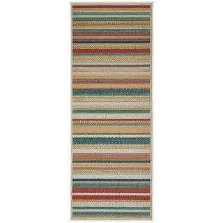 Andiamo Sedona Streifen Outdoor-Teppich 80 x 200 cm Mehrfarbig