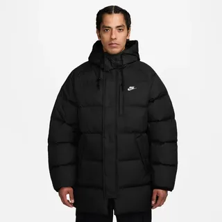 NIKE Club Storm-FIT Parka Herren 010 - black/white L