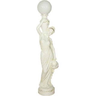 JVmoebel Skulptur Wohnzimmer Stehlampe Leuchte Steh Leuchten XXL Design Lampe Figur, Made in Europe weiß
