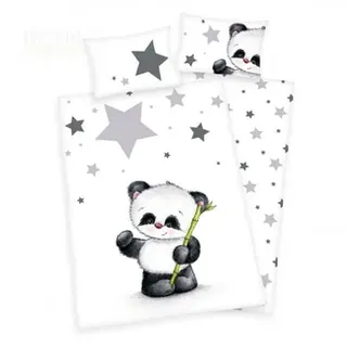 babybest® Bettwäsche Kleiner Panda 100 x 135 cm, 100x135 cm