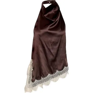 Noisy may Neckholder-Top in Chocolate Brown1 | Gr.: XS