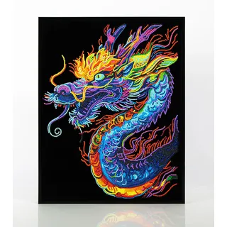 needleart world (hong kong) ltd. Diamond Painting Neon Drache