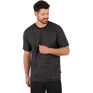T-Shirt » Schlafshirt mit QR-Code-Muster«, (1 tlg.), Gr. XL, anthrazit, , 60196418-XL