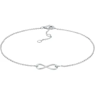 Elli Fußschmuck Damen Fußkettchen Infinity Elegant in 925 Sterling Silber
