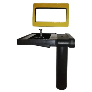 keenberk Überlauf 90 Grad 50 mm x 80 mm Schwarz