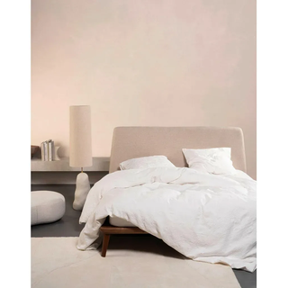 Essenza Bettwäsche Palma, Weiß, Textil, Palmen, 135x200 cm, Oeko-Tex® Standard 100, Schlaftextilien, Bettwäsche, Bettwäsche, Satin-Bettwäsche