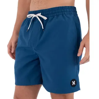 Hurley Volley Icon Solid Badeshorts Blau M