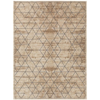 Teppich Daisy, benuta, rechteckig, Höhe: 5 mm, Kunstfaser, Berber, Ethno-Style, Wohnzimmer weiß