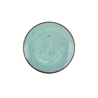 Peill+Putzler Dessertteller 20 cm  Siena ¦ türkis/petrol ¦ Steinzeug/Steingut Ø: 20.0